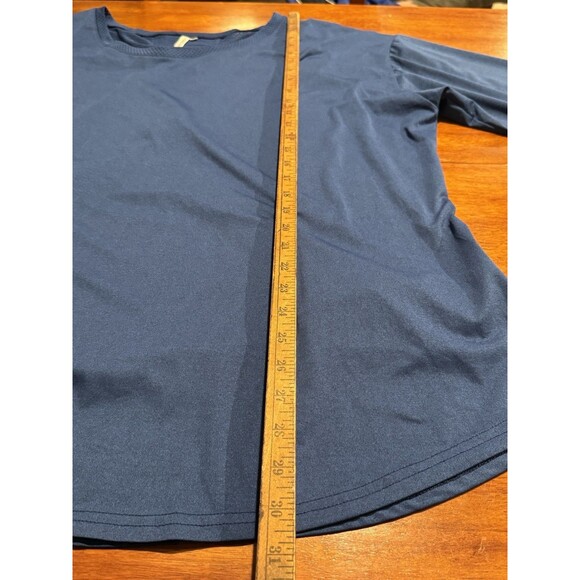 Foretond Blue Workout Top 4XL Women’s Plus Athletic Shirt XXXXL - Picture 5 of 9